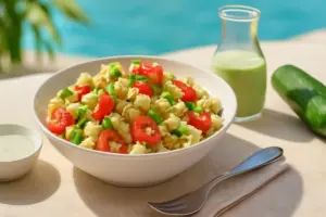 Pasta fredda light per l’estate: un dressing alternativo che riduce le calorie senza togliere gusto