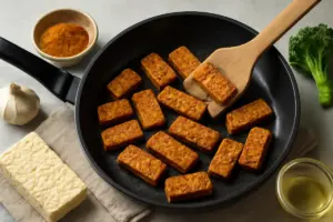 Tempeh in padella o al forno: come renderlo più gustoso senza aggiungere grassi inutili